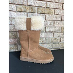 UGG Women's Suhenny Tall Chestnut Suede Boots 7